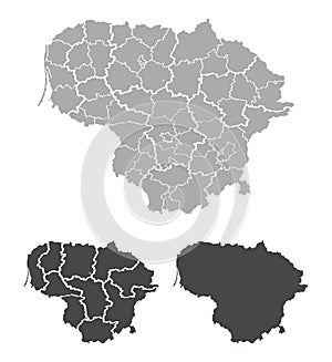 Map of Lithuania
